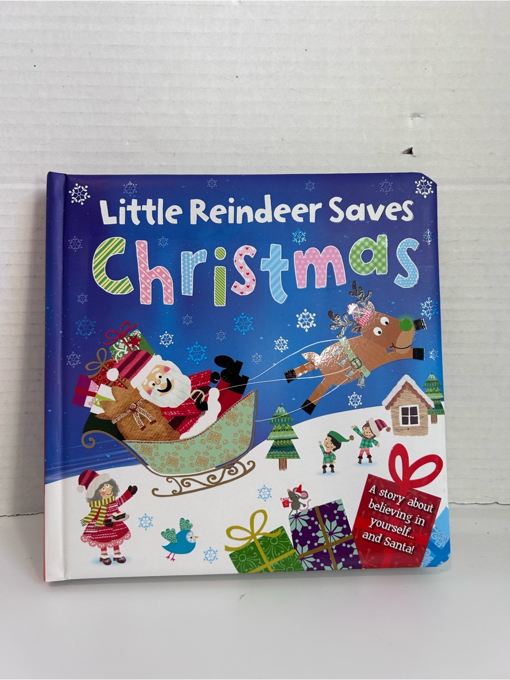 Little Reindeer Saves Christmas Kids board book